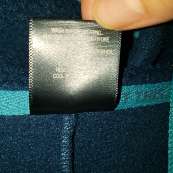 Women's Tek Gear Blue Fleece with Collar - Picture 9 of 11